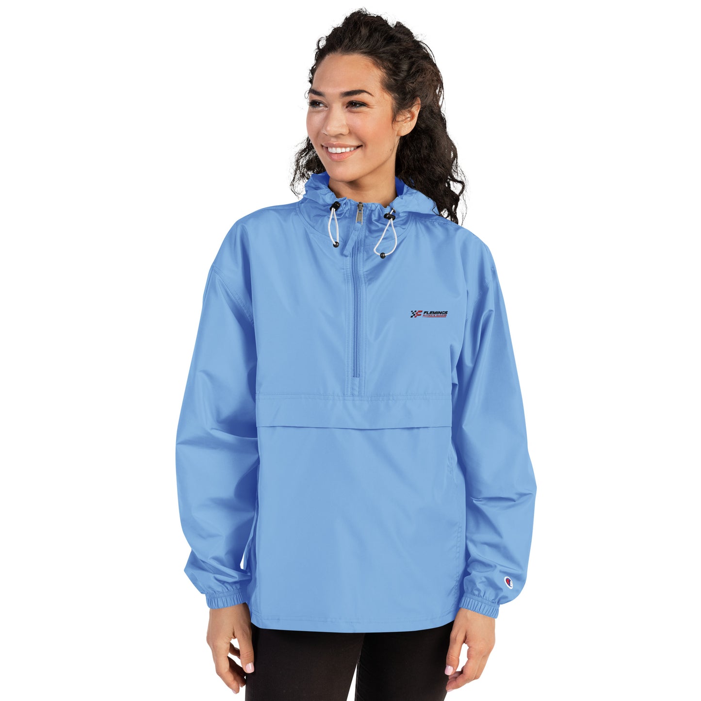 Fleming's Embroidered Champion Packable Jacket