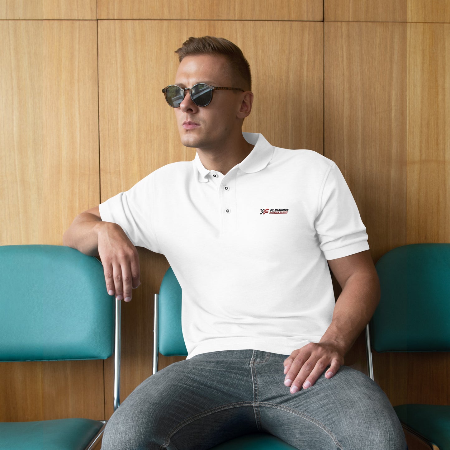 Fleming's Men's Premium Polo